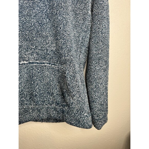 The North Face Women’s M Blue Sherpa Fleece Hoodie Pullover Soft Warm - Picture 4 of 12